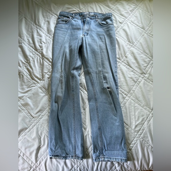 Vintage Calvin Klein Light Blue Distressed Jeans